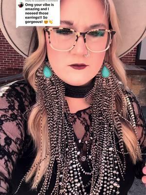 Replying to @Elizabeth YAS EVERYONE NEEDS THESE EARRINGS I WEAR THEM FAR TOOOO MUCH! THEYRE a fav and a go to always! Love! #wythevilleboutique #downloadourapp #featherearrings #bohostyle  