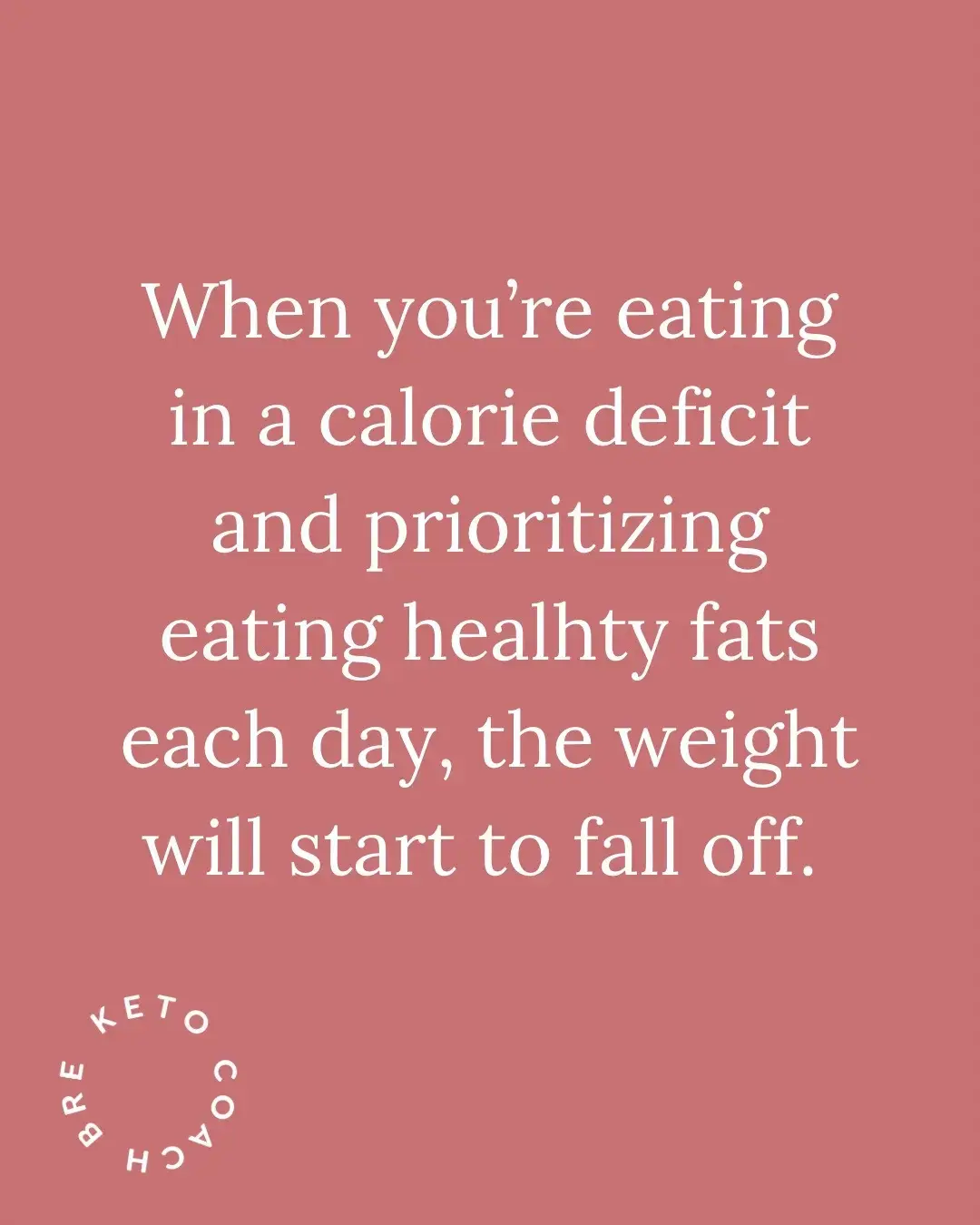 When 70% of your calories come from healthy fats you’re going to stay full for longer periods of time which is going to help you snack less and naturally eat less.  Most people jump from diet to diet because they’re eating in a way that feels restrictive. They’re eating as little as possible just to try and lose weight as fast as possible. ITS NOT SUSTAINABLE 🚨 The way you eat will change everting.  #ketocoachbre #ketocoach #ketotip #ketotipsandtricks #ketoforwomen #ketomom #ketomotivation #ketomistakes #ketoweightlosstips 