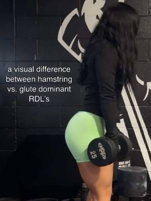 What’s the difference?👇🏼 Hamstrings (Straight-Leg Deadlift): - Legs stay straight: No knee bend keeps the focus on the hamstrings. - Feet face forward and slightly closer than hip width. - Neutral spine: Maintain a flat back with no excessive curve. - Hips stay high: This limits hip hinge depth and shifts tension primarily to the hamstrings. - Range of motion: Shorter when it comes to the hinge, as it’s all about stretching the hammies. - Drive through midfoot: Ensures hamstrings are doing most of the work. Glutes (Romanian Deadlift): - Knee bend: Allows for a deeper hip hinge to activate the glutes. - Hips push back: The “closing a door with your butt” motion creates a stretch in both the glutes and hamstrings (but more glutes). - Chin tucked: Keeps the neck aligned with the spine. - Drive through midfoot to heel: Prioritizes glute activation for a strong lockout. - Full hip hinge: The deeper range recruits the glutes and hams together for max gains. Both variations have their place depending on your goals! Choose straight-leg for a hamstring stretch and Romanian for that glute growth 🍑💪🏼 xoxo @celestefisherfitness 💕 #RDLForm #HamstringTraining #GluteFocus #RDL #DeadliftForm #GluteGrowth #HamstringStretch #GymTips #StrengthTraining #FitnessCoach #GluteExercise #GluteWorkout #GluteGains #OnlineCoach #FitnessMotivation #GymMotivation 