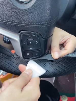 Steering Wheel Cover for Toyota Highlander 🚘 #enjoy #DIY #car #truck #automobile #interiordesign #steeringwheelcover #installation #handsewing #tutorial #relax #satisfy 