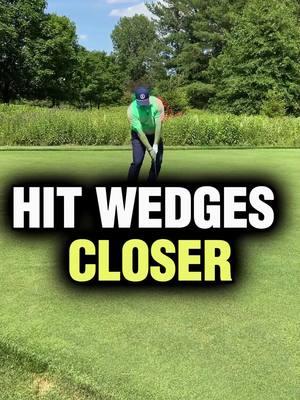 Do your wedges always seem to come up short?🤔 Or maybe you swing really hard at a wedge for it to go far shorter than you intend? When you hit a wedge, it should be launched, ideally, between 24-30 degrees. Above 30 and the wedge is likely going to ride up the face and won't go nearly the distance you want. So how can you lower the launch of a wedge. First, check your club head at setup. Because a wedge will appear more hooded or closed the further back in your stance, you might subconsciously have it set up open, which adds loft. Then here are other tips at setup: 1) Have the ball off of your trail ear. This allows for a more ideal lower launch. 2) Lean the hand slightly more forward. 3) Hold off your finish. When you hold off your finish you maintain wrist angles more leading to more angle of attack and compression. If you find your wedges floating and never going the distance you want, try these out and remember the importance of a launch between 24-30 degrees! #wedges #golftips #golfcourse #golf #lesson