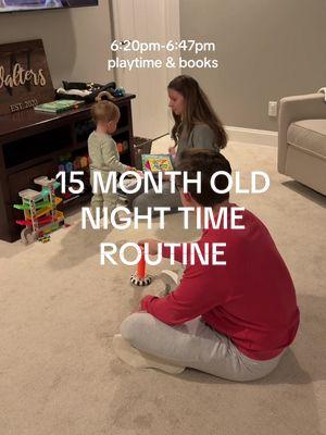 We love a good night time routine 🤗💕 #nighttimeroutine #toddlerroutine #babysleepschedule 