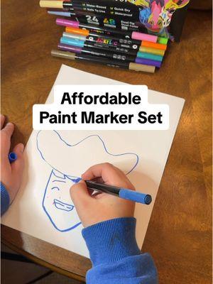 Such a good deal on this acrylic paint marker set!  #paintmarkers #artsupplies #artforkids #hobbies #spotlightfind 