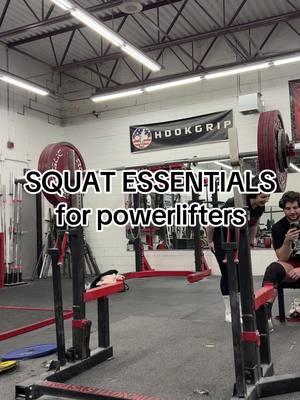 quick walkthrough of 3 BIG components of efficient squat technique; this just scratches the surface, but is definitely enough to get started! #powerlifting #squatguide #beginner #GymTok 