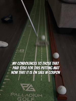 Fire deal on the mat  #golftiktok #golf #golftok #tiktokmademebuyit #fyp #foryoupage #puttingmat 