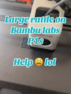 Hey all my 3d printers out there anyone elses p1s made this loud rattle noise? We've checked the extruder nozle belts? #bambulabp1s #needhelp #3dprintinglife #keeptiktok #3dprintertiktok #bambulabs #3dprinttok 