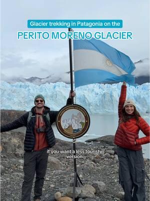 Glacier trekking on the Perito Moreno glacier in Patagonia ⛏️🧊🇦🇷 tour w/ Hielo y Aventura!! #glaciertrekking #peritomorenoglacier #peritomoreno #glacierhike #argentinapatagonia #patagoniatravel #patagoniaargentina 