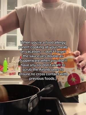 Other tips for Airbnb life: ✅bring ziplocks 🔆bring a dish sponge from home to avoid CC 💯use paper plates for this short bit and get back to saving the environment later! ☑️ we used to bring a pillowcase for my son who had super sensitive skin. But other bedding was fine in jammies! ✨portable air purifier for his room (I’ll post the one we like in stories, or DM me) #foodallergies #travelingwithfoodallergies #foodallergyawareness #foodallergymom #treatment #foodallergytreatment #tip 