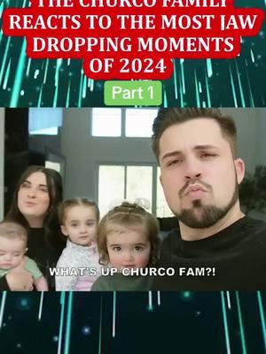 THE CHURCO FAMILY REACTS To the Most Jaw-Dropping Moments of 2024! part 1 #thechurcofamily❤️ #thechurcofamily #shorts 