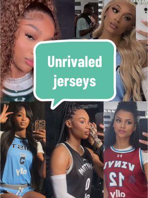 Which jersey is your favorite? 💜 #unrivaled #womensbasketball #3x3basketball #basketball #womenssports #womenathletes #sports #greenscreen 