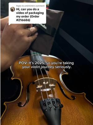 Replying to @ym04546 POV: It's 2025, so you're taking your violin journey seriously 🥰 #violin #violinist #violinplayer #violist #viola #violas #violins #stringplayer #stringplayers #fiddlershop #fiddlerman #fiddlermanapprentice #fiddlermanapprenticeviolin #luthier #violinluthier #packingorders #satisfyingvideo #musiclover #fiddler #classicalmusic #classicalmusician 