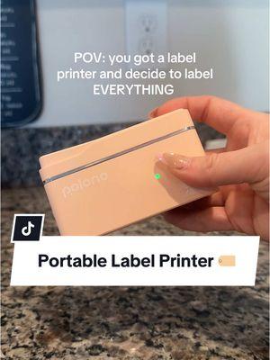 Label printer I never knew I needed! Label anything and everything with pictures, QR codes, and more!!! 🏷️ #labelmaker #portablelabelmaker #labelprinter #stickerprinter #newyearnewaura #tiktokshopcreatorpicks #ttslevelup #organization #organize @NELKO 