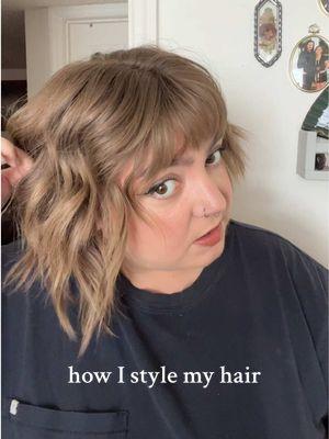 Replying to @ginger89999 how I style my hair! If youre looking for a hair 360, I have that in a playlist! #hairtok #hairstyle #shortshag #althair #wavyhair #hairtutorials #bobcut #lobhaircut #longbob #brunette olive blonde hair styling tutorial hair straightener how i style my short hair haircuts for short hair soft grunge messy hair easy hairstyles creator search insights