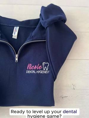 Embroidered Dental Zip Up Dental Assistant Zip Up Custom Dentist Office Dental Hygienist Sweatshirt Grad Gift For Dentist Assistant#embroidery #dental #dentalhygienist #gift #gradgift