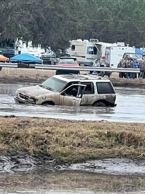 Explorer didn’t stand a chance 😂.   #woodpeckermudbog #2024 #thelacs #jackass #sendit #beatercar #fyp #homemade #DIY #mudbog #mud #offroad 