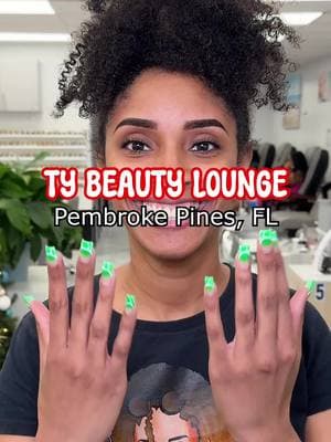 Self Care Day @ TY Beauty Lounge  📍 8985 Taft St Pembroke Pines, FL  #fullsetnails #acrylicnails #broward #minklashes #browardlashes #eyebrowtinting #hennabrows #browardnailtech #fullset #frenchfullset #frenchmanicure #coffinnails #broward #freestylenails #brieats 