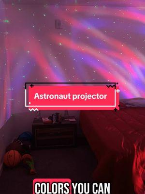 Charge your room from boring to fun and vibrant!! Get you a project light for you room today !!  #projector #astronaut #astronautprojector #funforkids #roomdecor #TikTokShop #clicknow #ledlights 