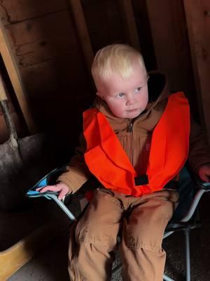 Hunting was fun #fyp #foryoupage #Vlog #MomsofTikTok #dadsoftiktok #family #hunting #deerblind #iowa #toddlersoftiktok #toddler #toddlermom #boy #boymom 