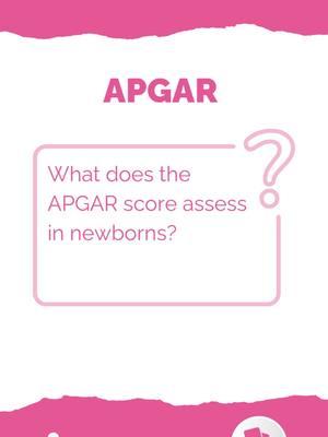 Get 40% off Lifetime Membership to NURSING.com and access everything you need to succeed! 👉 Click the link in our bio or visit nursing.com/lifetime to join today! 🌟 What Does the APGAR Score Assess in Newborns? 👶 The APGAR score is a quick test performed at 1 minute and 5 minutes after birth to evaluate a newborn's health. Here's what it measures: 🫀 A - Appearance (Skin Color): Pink, pale, or blue? 💕 💓 P - Pulse (Heart Rate): Over or under 100 bpm? 📉📈 🌬️ G - Grimace (Reflex Irritability): Response to stimulation like a gentle pinch. 😤 💪 A - Activity (Muscle Tone): Active movement or floppy? 🏋️‍♂️ 💨 R - Respiration: Strong cry or weak/absent breathing? 😭 🩺 Scoring: Each category is scored 0–2 points, with a maximum of 10 points indicating a healthy baby. #APGARScore #NewbornAssessment #NursingEducation #NurseLife #PediatricNursing #NCLEXPrep #FutureNurse #nclexflashcards #nursingflashcards #nursingnotes #APGAR #Flashcard