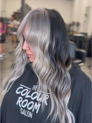 😍Chunky Silver Color Block for Mila🩶🖤 For appointments, text our salon @ 210-316-2045✨ #sanantoniohair #hairtok #sanantoniohairstylist #sanantoniohairstylists #sanantoniohairdresser #sanantoniohaircolor #sanantonio #fyp #sanantoniobalayage #sanantoniocolorist #sanantoniocolorspecialist #redken #redkenshadeseq #shadeseq #sanantoniosalon #colorcorrection #sanantoniocolorcorrection #hispanichairspecialist #blondespecialist #sanantonioblondespecialist #sanantonioblonde #sanantonioblondes #sanantoniohaircolor #thecolourroomtx