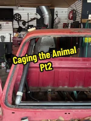 One bend at a time! #2025 #squarebody #chevy #c10 #rollcage #animal #racetruck #welding #fabrication #tubebending #1goal #betterthanbefore 