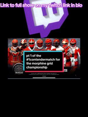 #CapCut pt 1 Rolf the #1contendermatch for the morphine grid championship #wrestlingtiktok #wrestletok #rangernation #powerrangerstiktok #powerrangers #fyp 