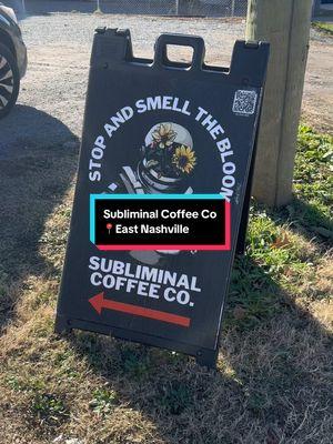 @subliminalcoffeeco | 📍807B Main Street Stop and smell the bloom at Subliminal Coffee Co’s spot in East Nashville! 🧑‍🚀💐 In a mission to try all of the coffeeshops in 📍Nashville, we had the pleasure of meeting the owner & founder of Subliminal while he whipped up delicious lattes for us.  This is a perfect spot for after a morning workout or just fueling your busy workday.  ☕️Order the chocolate milk latte (their take on a mocha) ☕️Order the B.S.V • • • • • #coffee #coffeeshop #nashville #nashvillecoffee #nashvillecoffeeshops #tennessee #SmallBusiness #yelpnashville #anotherdayanothercoffeeshop #tayyymonique #subliminalcoffeeco #contentcreator #nashvillelocal #wheretogoinnashville #coffeeshopaesthetics  #latte #eastnashville  Finding the best coffeeshops in Nashville so you don’t have to  Trying all of the Nashville coffeeshops  Best coffeeshops in Nashville