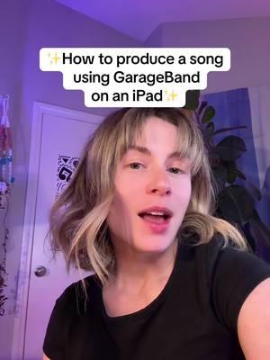 When I was singing on the cruise ship before I knew anything about Logic I would make little songs on my iPad mini! Let me know if you want some more garage band tutorials! #femaleproducer #musicproducer #musicproduction #garageband 