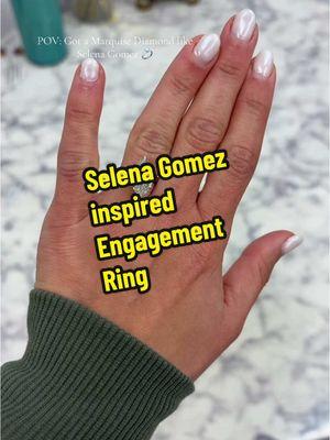 Link in bio to buy  Ring Details: Rose Engagement Ring with 3.00ct Marquise Lab Grown Diamonds  #engaged #engagementring #selenagomezring #sandiego #labgrowndiamond 