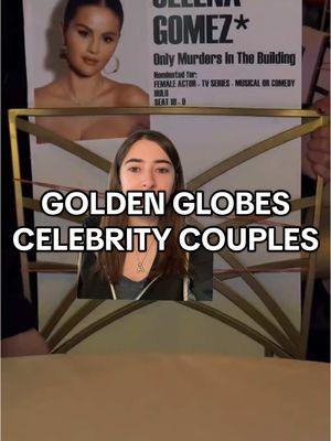 Celebrity couples seating chart at the Golden Globes 👀#goldenglobes #celebritycouple #selenagomez #arianagrande  #greenscreen 