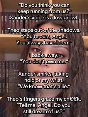 Love isn’t a game, but with Xander and Theo, it feels like war. They demand my heart—and my truth. But surrender isn’t an option. #SinandBetrayalBook #SinandBetrayalSiennaSnow
 #siennasnow #siennasnowbooks #BookLover #BooksOfTikTok #AngstLovers #CrownAndDagger #ShadowAndFire #TragicRomance #MoodyBooks #BetrayalAndLove