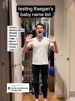 Replying to @laurasteezmeef Raegan booked me on Cameo, and you can too! 🫶 What do you think of these names???  Note: Raegan agreed on Cameo that this video could be public 😘  #babynames #boynames #cameo #babynameideas #babynameslist #expecting #fyp 