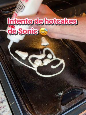 Hotcakes de Sonic. Sonic pancakes. #sonic #pancakes #kidsbreakfast #kidsbreakfastideas #pancakesideas #hotcakesideas  #so#sonicmovie3aramauntpartner 