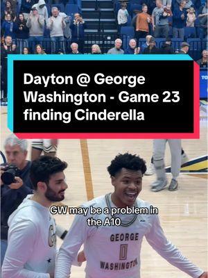 Special environment for a noon game in the opening Saturday of conference play in DC yesterday. Love A10 ball. Pretty sure the fan behind me willed GW over Dayton by 20 in one of Saturday’s more shocking upsets #collegebasketball #Cinderella #midmajorhoops #dayton #georgewashington 