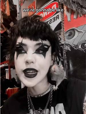 Yes I KNOW it's only for Americans thank you #january19 #banned #gothicmakeup #gothic #petrat #ratties #rattok #gothtok #gothmakeup #tradgoth