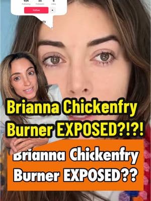 Not Bri’s Burner Account being EXPOSED 🫣🤭 #briannachickenfry #briannalapaglia #tiktokdrama #burneraccount #greenscreen 