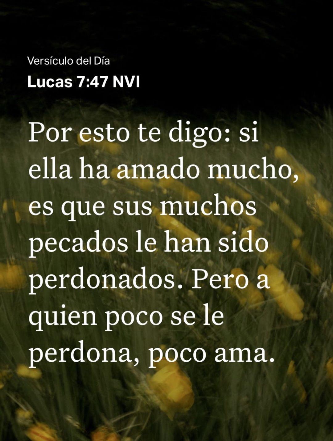 “Por esto te digo: si ella ha amado mucho, es que sus muchos pecados le han sido perdonados. Pero a quien poco se le perdona, poco ama.” ‭‭Lucas‬ ‭7‬:‭47‬ ‭#versiculodeldia #tiktokcristianos #cristianosentiktok 