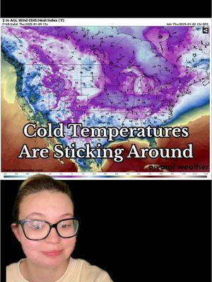 Temperatures continue to drop going into next week 🥶 #weather #weatheraware #prepare #arcticair #arcticblast #polarvortex #cold #climatechange #coldtemp #coldtemperatures #belowfreezing #belowzero #windchill #feelslike #feelslikewinter #winter #singledigits #arcticoutbreak #dangerous #icestorm #snowstorm #greenscreen #blizzard #texas