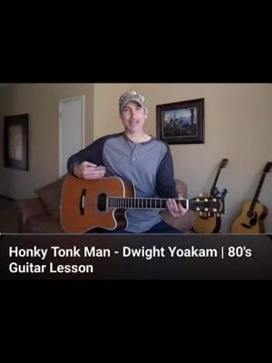 Guitar tutorial for Honky Tonk Man is out on yt #learnguitarfavorites #countrymusic #guitartutorial #dwightyoakam #honkytonkman #countryguitar #acousticguitar #zagerguitars 