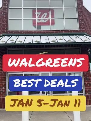 Best deals of the week at Walgreens for the week of January 5 -January 11.  ##WalgreensCoupons##WalgreensDeals##CouponsOfTheWeek##WalgreensDealsThisWeek##SavingMoney##ExtremeCouponer#SavingMoneyIdeas##Couponing##CouponCommunity##Freebie##learntocoupon##dollargeneral