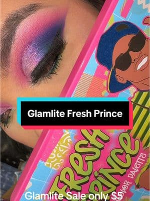 Love these palettes from @Glamlite 😍 This Fresh Prince one is on sale now❤️ #makeup #eyeshadow #glamlite #freshprince #makeupoftheday 