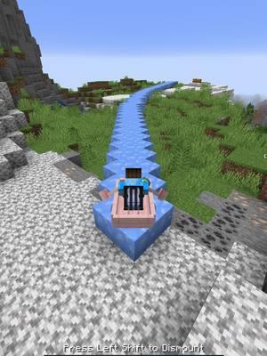 Smooth Ending and Current WR Run  #iceboatracing #Minecraft #drift  IP: Frosthex.com  /tt Terra5