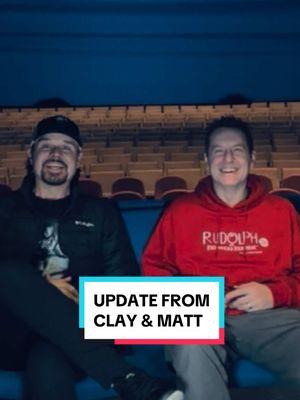 Update from Clay & Matt! 🚨❤️ #ClayCooper #MattGumm #ClayCoopersCountryExpress #MattGummCompany #MattGummCo #ClayCooperTheatre #Branson #BransonMO #BransonMissouri #BransonShows #liveentertainment @Matt Gumm 