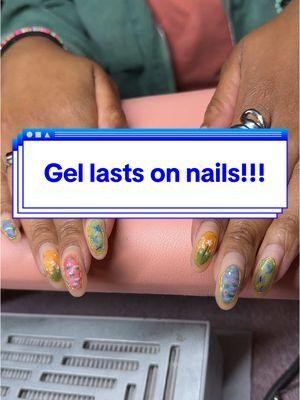 so then why do all of my clients' manicures last 4,5,6+ weeks with gel?? #nailart #gelnails #nailsathome #diynails #nailclients #naturalnails #strongnails #nycnails #nailinspo