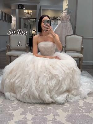 Which show-stopping @Ines Di Santo wedding dress do you think passes the sit test?! 🤭 We think ALL of them do!! 🤩 @WeddingFashionExpert #weddingdress #weddingdresses #weddingfashion #weddingstyle #wedding #weddingdressshopping #bridalstore #weddingtok #weddingfashiontok #weddingplanning #weddingseason #bridetobe #thesittest #ballgownweddingdress #inesdisanto #inesdisantobridal #straplessweddingdress #laceweddingdress #laceweddinggown 