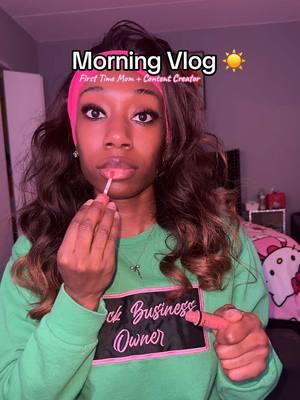 Morning Routine as a First Time Mom & Full Time Content Creator ☀️🎀✨  Eyebrows: @ARDELL Deutschland Mascara: @YSL Beauty  Lashes: @Iye Tasti #girlmom #momlife #mommycontentcreator #MomsofTikTok #workingmom #blackgirlmom @Fisher-Price @CuddoBaby 