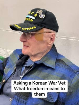 What does freedom mean to you?  #freedom #veteran #korea #koreanwar #idahoveterans #thankyouforyourservice #thankavet #whatisfreedom 