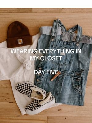 Day 5 of wearing only what’s already in my closet! Follow my shop @savmjohn on the @shop.LTK app to shop this post and get my exclusive app-only content! #liketkit #LTKWorkwear #LTKFindsUnder100 #LTKFindsUnder50 #FlatlayStyle #OutfitFlatlay #CasualOOTD #OverallsStyle #DenimLover #CheckeredVans #EverydayEssentials #MinimalStyle #LaidBackVibes #CozyAndChic #WardrobeInspo #StreetwearStyle #LayeringSeason #CarharttStyle #EffortlessStyle #FlatlayGoals #NeutralAesthetic #OOTDInspo #ChillStyle #SimpleAndStylish @shop.ltk https://liketk.it/51SI7