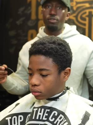 Youngin was ready for something new!  #barber #barbershop #atlantabarber #atlantabarbershop #haircut 