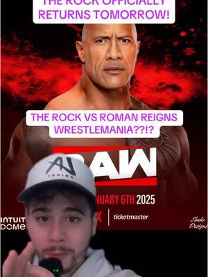 The rock announced that he will be at the debut of raw on Netflix, it also seems Roman reigns vs the rock might be back on for Wrestlemania???? #therock #thefinalboss #romanreigns #tribalchief #wweraw #rawisnetflix #wwerawnetflix #rawnetflix #thebloodline #dwaynejohnson #dwaynetherockjohnson #wrestletok 